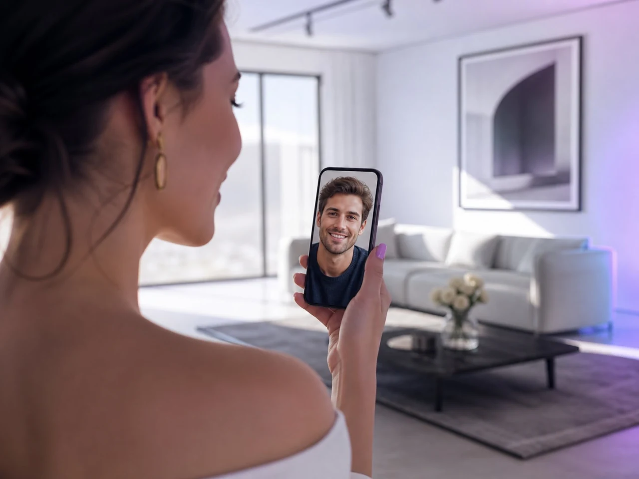 HD 1v1 video chat on Monkey Video Chat